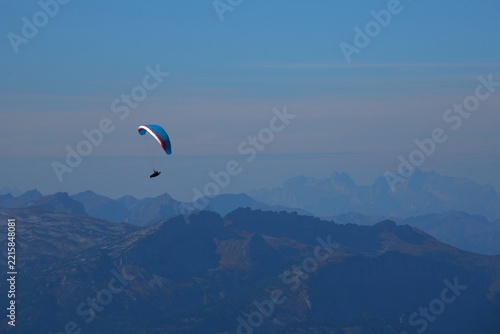 Paragliding at the Nebelhorn