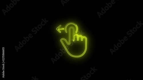 Play button icon with stock footage video asset text label for media production and content creation