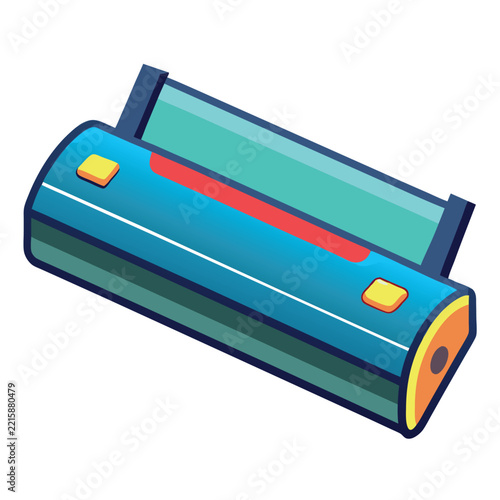 illustration of laminator isolated on white background  