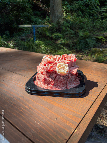 Delicious Grilled Meat at a BBQ in Aburayama
