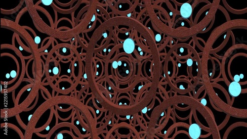 abstract background with circles