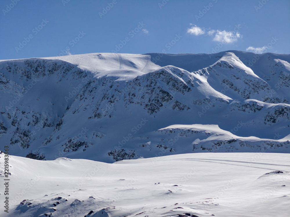 Obraz premium Rila Mountain near The Seven Rila Lakes, Bulgaria