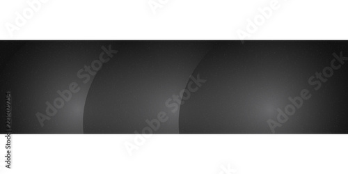 Dark grey abstract banner with curved shapes and subtle noise texture