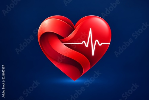 Heart Health Education World Heart Day Artwork