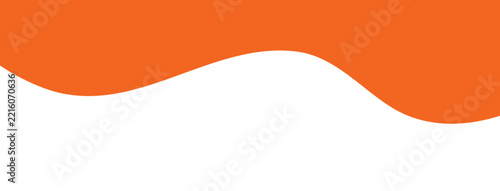 Orange Abstract Wave Background Vector, Dynamic Curved Shape for Banner, Poster, Flyer and Web Header Design on Transparent Background.eps