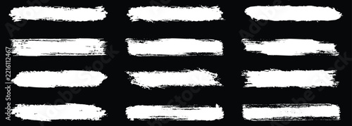 Rough ink paint banners 