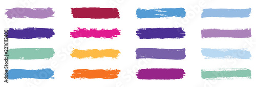 paint brush strokes, frames
