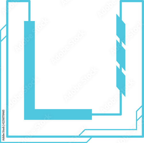 HUD U bracket frame