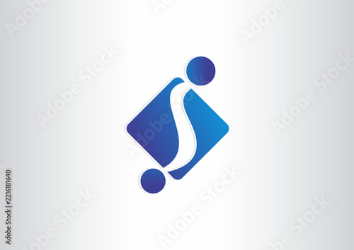 Dynamic Human Figure Athlete Logo Design Template for Fitness Center, Sports Club, Healthcare, and Active Lifestyle Brand Identity