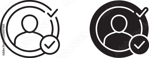 Session Verification Security Icon for Zero Trust Authentication