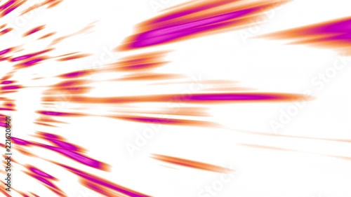 Anime Speed Lines Hero Awakening Effect - 4K Bright White Glowing Orange Purple Power Overlay