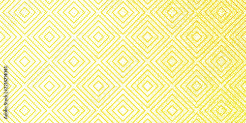 Minimalist Yellow and White Concentric Diamond Geometric Pattern Background with Subtle Stipple Texture