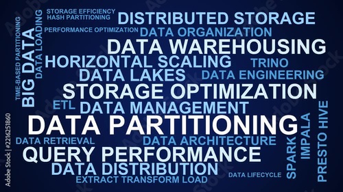 Data Partitioning Word Cloud