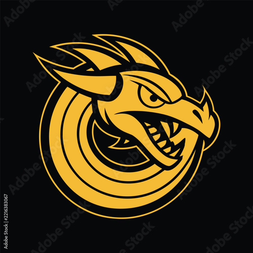 Dragon G Letter Vector Logo With Bold Mythical Branding Design