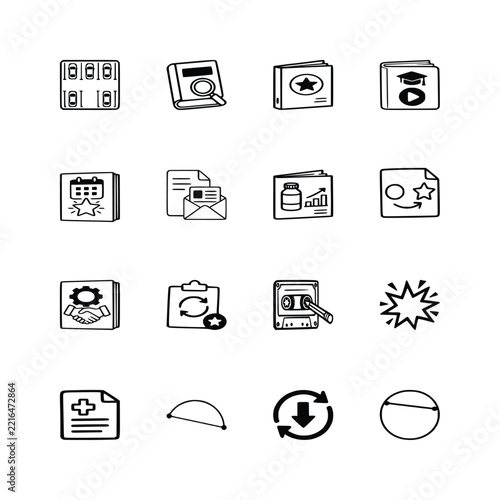 Education Media Icons