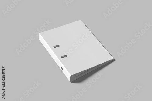 Binder Folder Blank Mockup