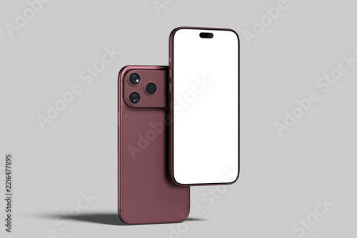Smartphone 18 Blank Mockup