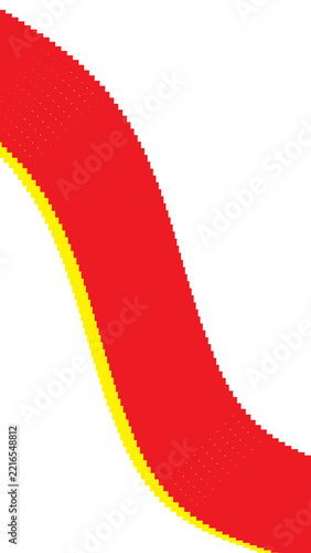 abstract rainbow wave
