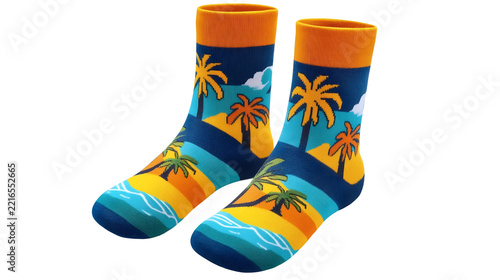 Tropical Kids Crew Socks