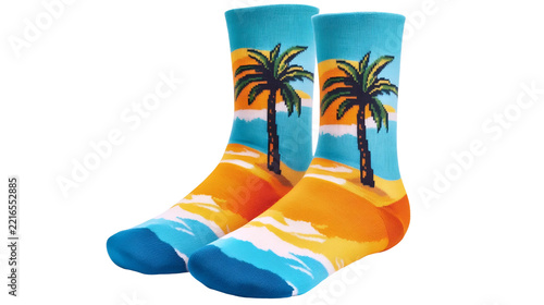 Boys Beach Style Crew Socks