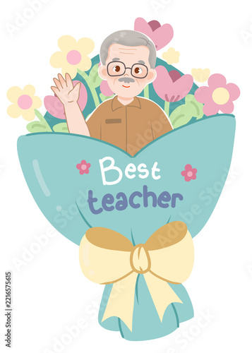Best Teacher Flower bouquet