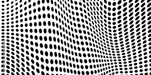 Background with monochrome dot texture. Polka dot pattern template. Background with black dots - stock vector dots basic background dots