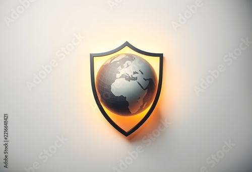 Global Protection Shield Icon
