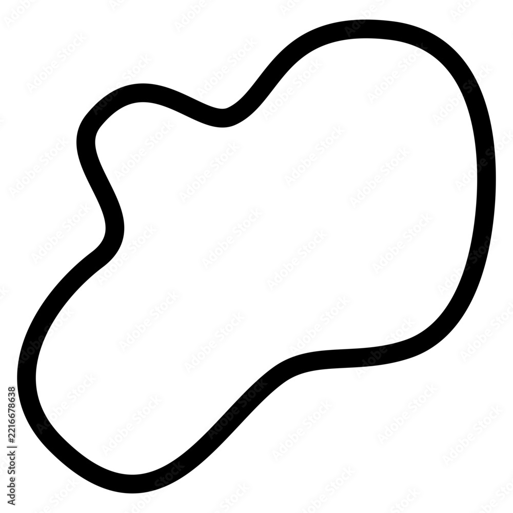 Fototapeta premium Random Shape Vector Illustration 