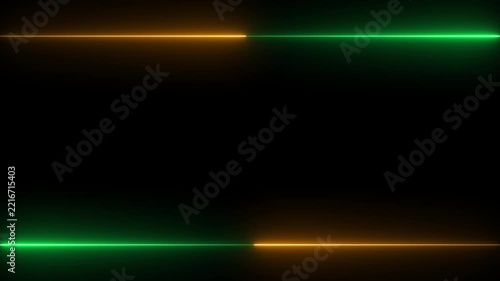 Blue horizontal lens flares. Laser beams, horizontal light rays. Beautiful light flares. Glowing streaks on transparent background. Glowing stripes.