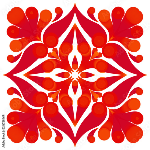 abstract floral ornament,mandala