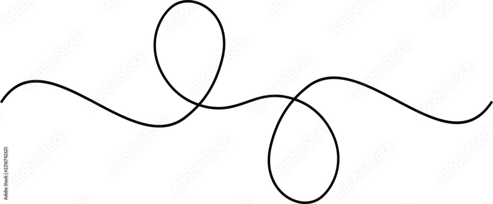 Obraz premium Elegant Abstract Curved Line Vectors for Design Backgrounds