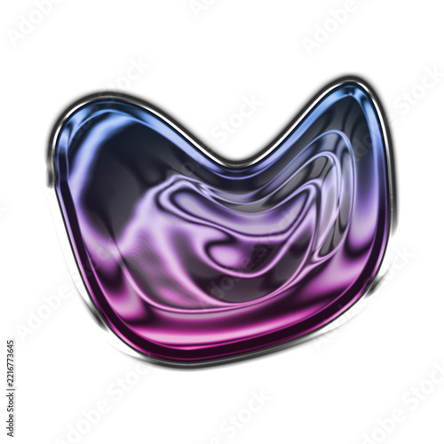 Abstract Liquid Glass Shape