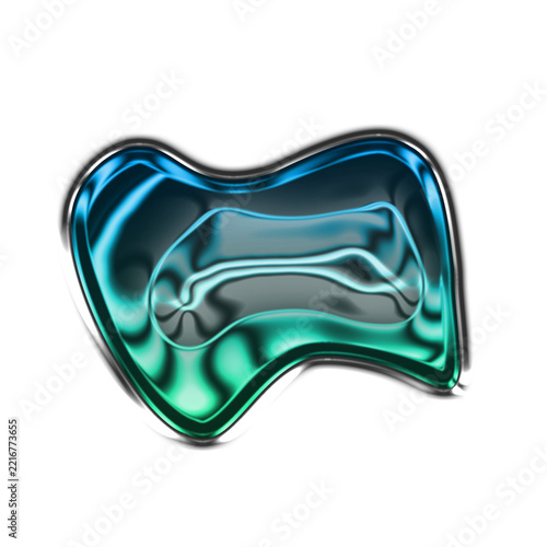 Abstract Liquid Glass Shape