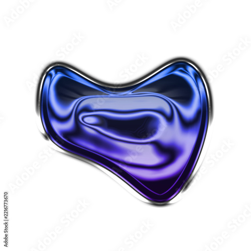Abstract Liquid Glass Shape