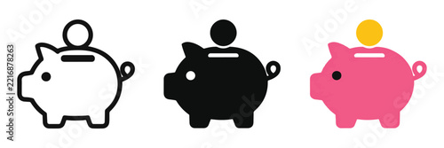 Savings Piggy Bank Money Saving Icon