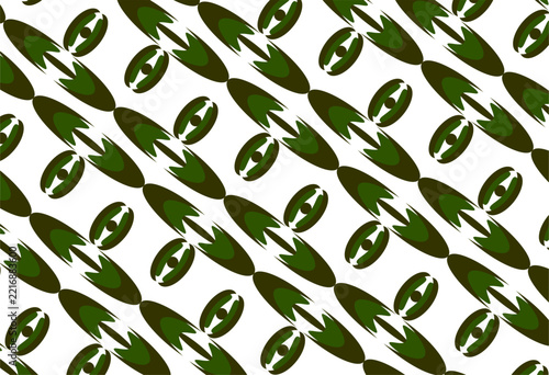 Green Botanical Pattern