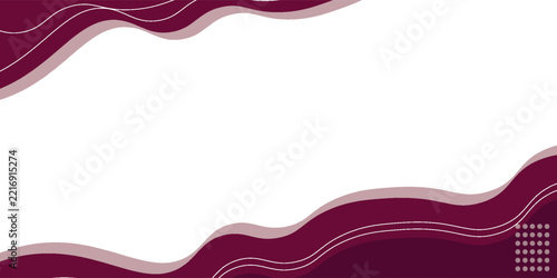 Abstract Burgundy Fluid Wave Background Vector Design