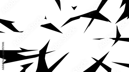 斜めの衝撃のエフェクトの背景イラスト_16:9