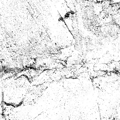 Distressed concrete texture with cracked surface and rough edges on a white background ideal for grunge design elements
