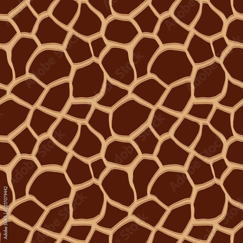 seamless pattern with giraffe skin