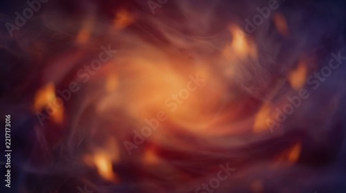 Abstract swirling vortex of cosmic energy and light.