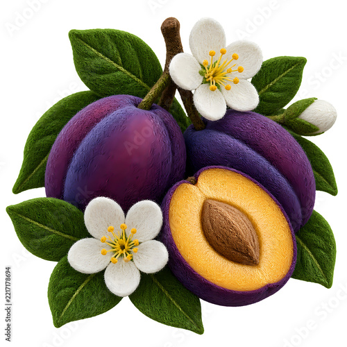 Plum arrangement for fall