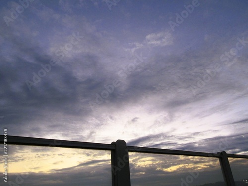 夕暮れの空