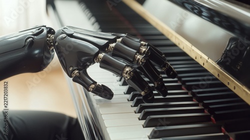 Robot Hand Skillfully Playing Classical Piano Melodies in Modern Home Setting