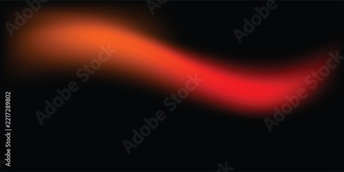 Abstract fluid background. red and orange gradient mesh on black backdrop