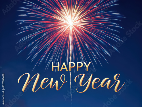 New year fireworks
