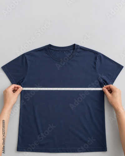 Measuring T-Shirt Chest Width for Online Clothing Listing