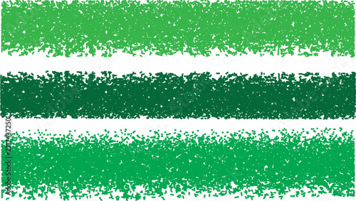 Abstract Green Grunge Texture Background with Horizontal Brush Strokes