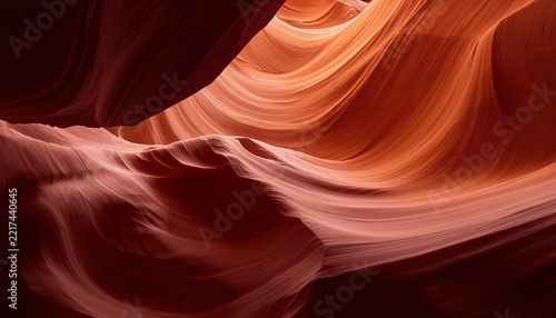 Antelope canyon wave sandstone walls flowing rock concept background