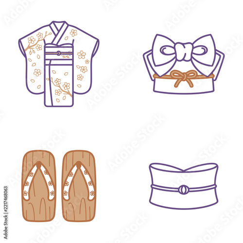 Traditional Japanese clothing and accessories